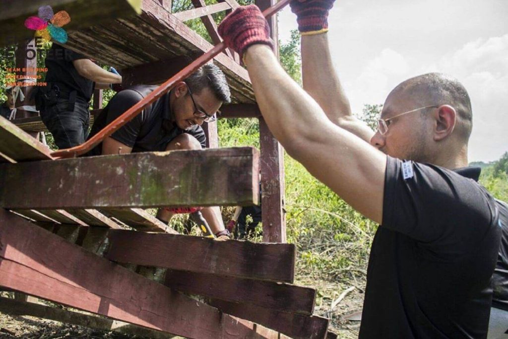 Company trip and corporate volunteering