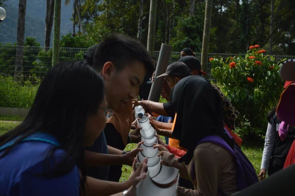 Corporate Team building games during company trip Ipoh
