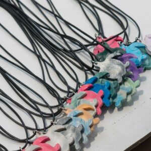 Precious Plastic Turtle Necklace