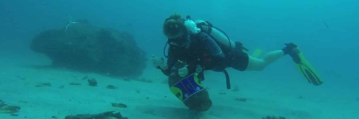 Scuba diving conservation project reef clean up Perhentian Malaysia