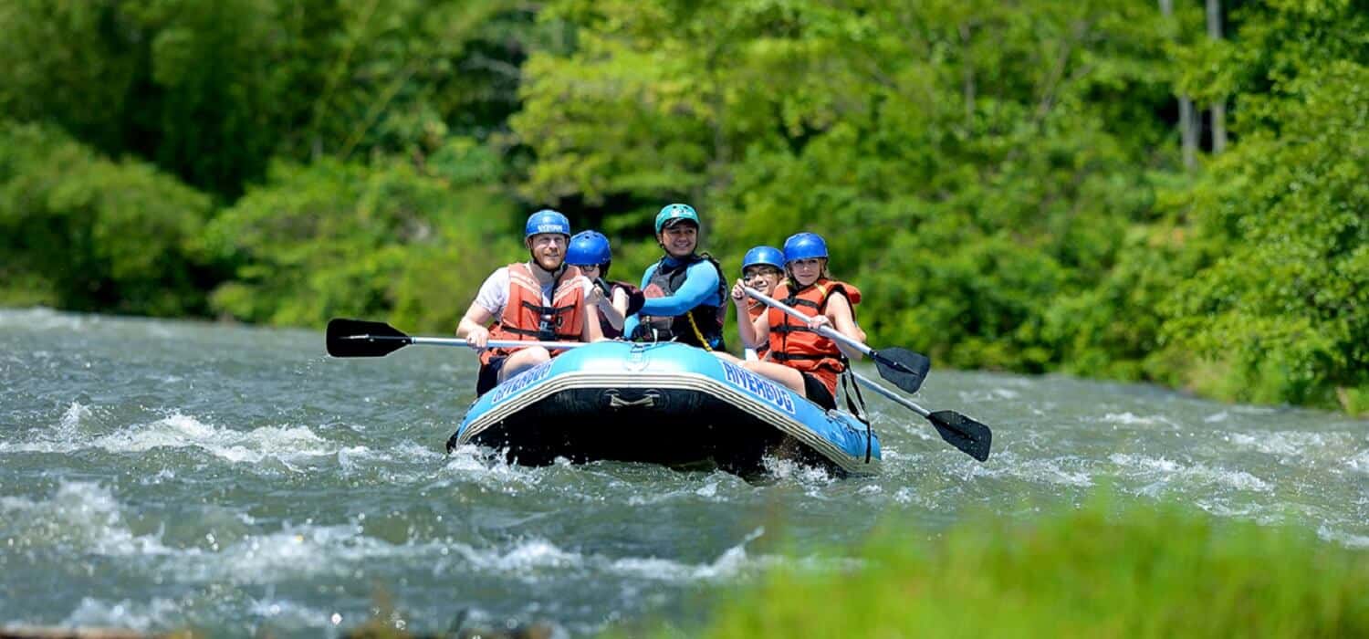 school trip in Malaysia rafting adventure motivation camp in Ipoh