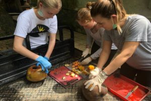 food prep school conservation trip indonesia