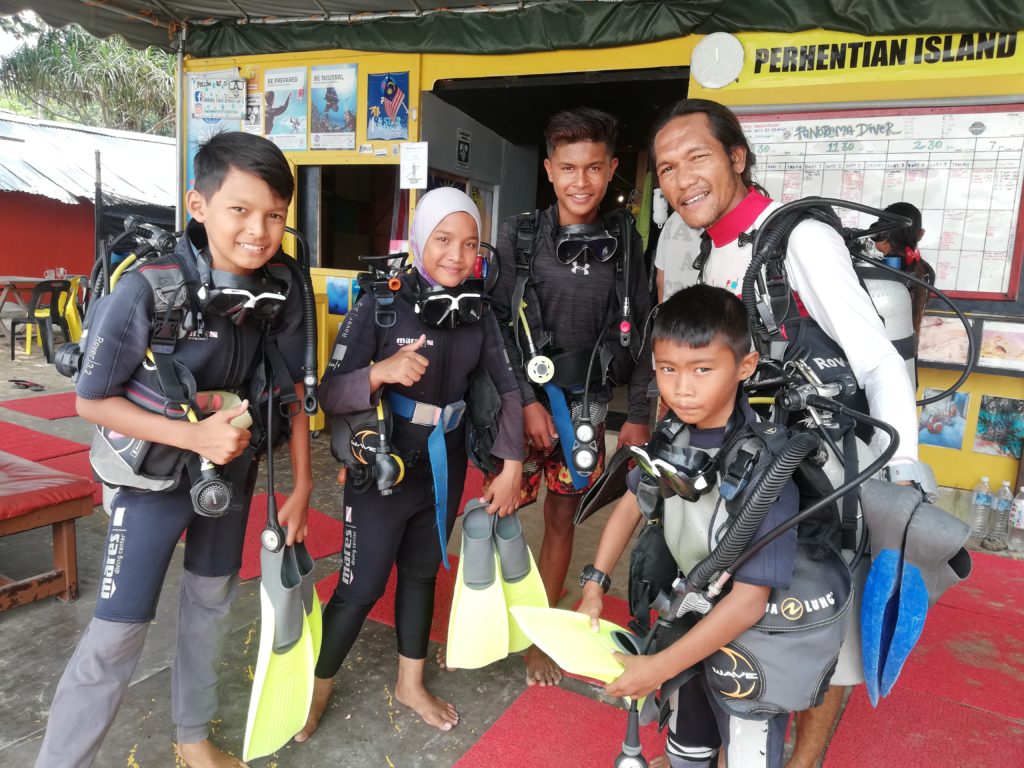 Junior diver programme Perhentian islands