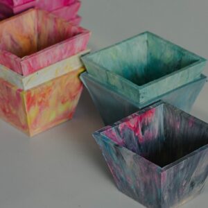 recycled plastic flower pot precious plastic