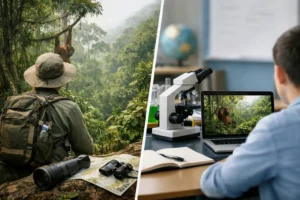 Borneo Fieldwork Versus Classroom Learning