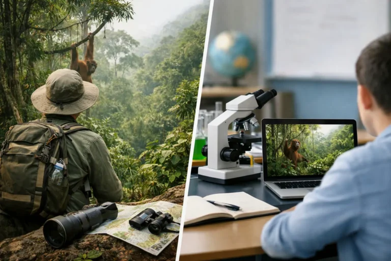 Borneo Fieldwork Versus Classroom Learning